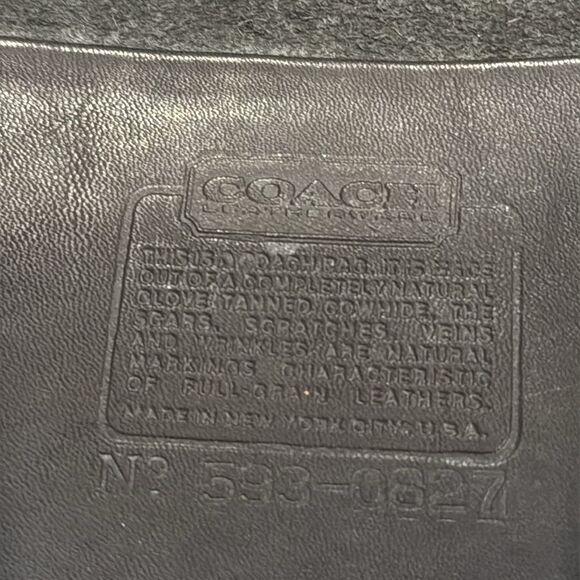 VTG coach station briefcase black made in New York in great shape for age - Picture 12 of 15